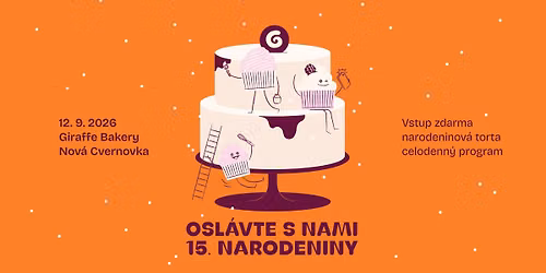 15. narodeniny Giraffe Bakery