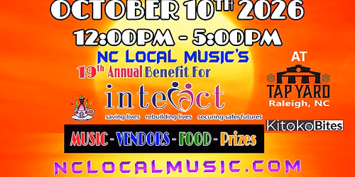 19th Annual NC Local Music Benefit For InterAct