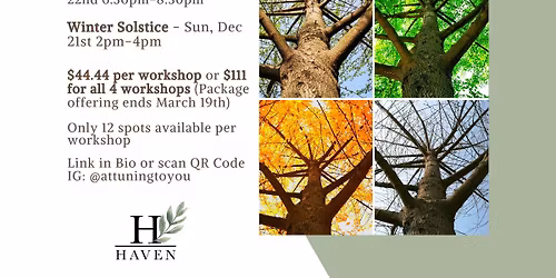 Celebrate The Season At Haven!