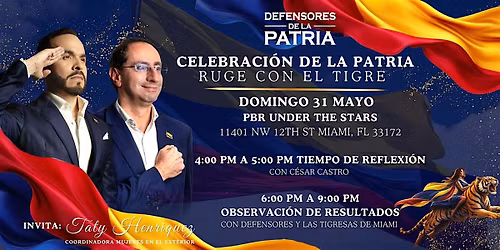 CELEBRACI\u00d3N DE LA PATRIA  | Ruge con el Tigre: Abelardo De La Espriella