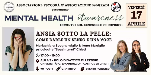 Ansia sotto la pelle:  come darle un senso e una voce