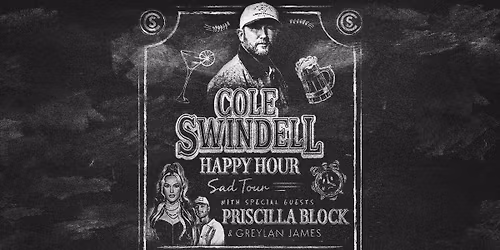 Cole Swindell with Priscilla Block and Greylan James