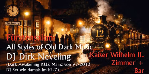 12 Jahre Fürstentanz –  Gast-Dj Dirk Neveling + Dj Infantriene 2. Floor: Dj Kalki (Levitation Party)