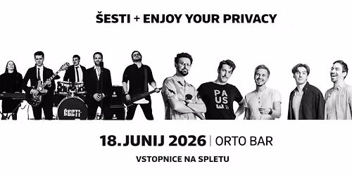 \u0160ESTI + Enjoy Your Privacy | Orto Bar | 18.6.2026