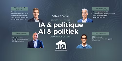 Debat : AI & Politiek \/ D\u00e9bat : IA & Politique 