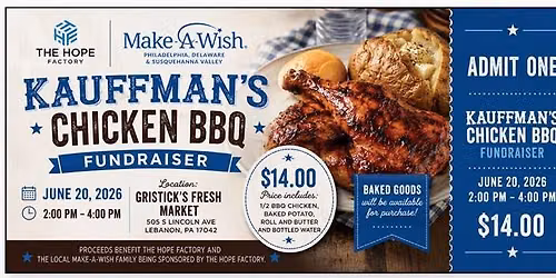 Kauffman's Chicken BBQ w\/ The Hope Factory 