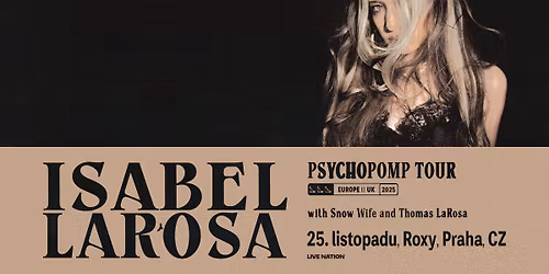 Isabel LaRosa \u2013 Psychopomp Tour | Praha