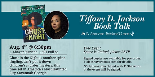 Tiffany D. Jackson Book Talk