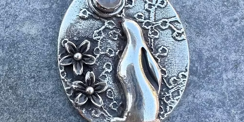 Moon Gazing Hare Pendant