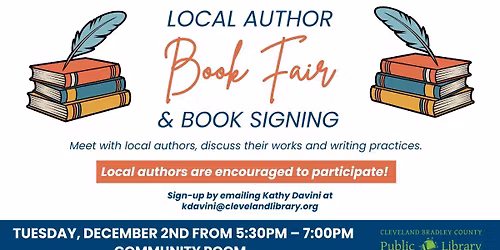 Local Author Book Fair and Book Signing