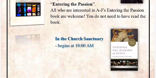 Entering the Passion Book Conversation with Amy-Jill Levine