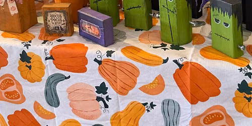 3 Chics Fall Arts, Crafts and Bake Sale on the patio!