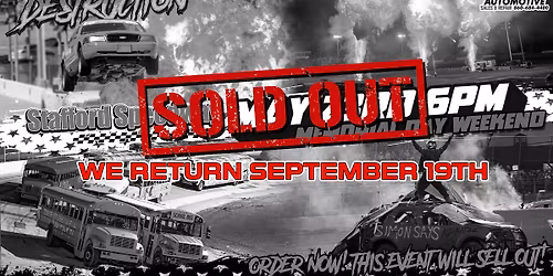 TOUR OF DESTRUCTION