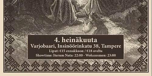 WOLCENSMEN (UK) + ITERUM NATA. An evening of Mythological dark folk.