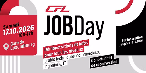 CFL JOBDay : un \u00e9v\u00e8nement sur mesure !