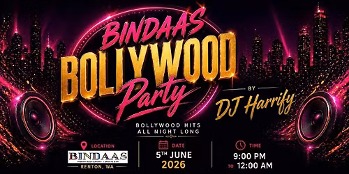 Bindaas Bollywood Party by DJ Harrify