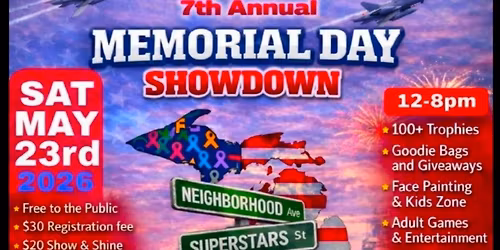 7th Annual MEMORIAL DAY SHOWDOWN