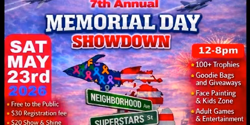 7th Annual MEMORIAL DAY SHOWDOWN 