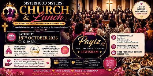SISTERHOOD CHURCH & LUNCH