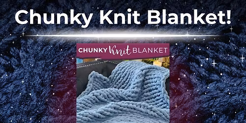 Chunky Knit Blanket \ud83e\uddf6\u2744\ufe0f | Hand Knitting Workshop