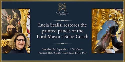 Lucia Scalisi restores the painted panels of the Lord Mayor\u2019s State Coach