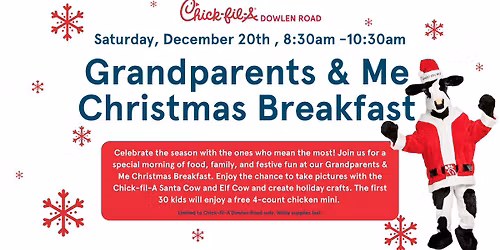 Chick-fil-A Dowlen Road: Grandparents & Me Christmas Breakfast