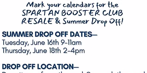 Spartan Booster Club Resale
