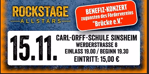 UnderCoverBoys, Gonzo & DIE CHEFS in Sinsheim - Benefiz-Show