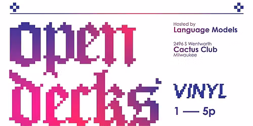 Open Decks - Vinyl Edition