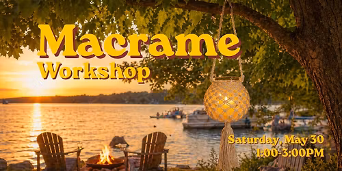 Macrame Workshop @ Vessel refillery