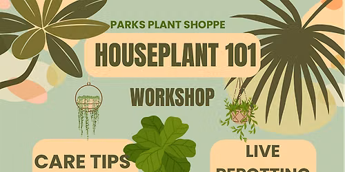 HOUSEPLANT 101 + REPOTTING CLASS