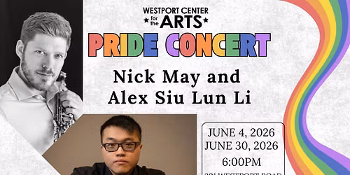 Pride Concert with Nick May and Alex Siu Lun Li