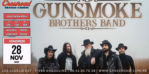 CONCERT | GUNSMOKE BROTHERS BAND | Southern Rock
