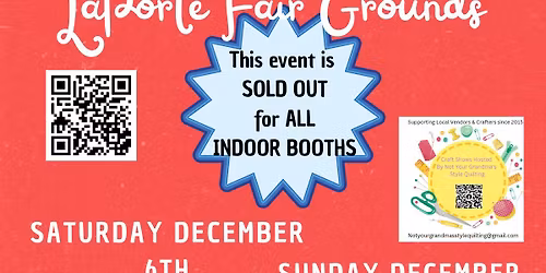 Christmas Craft Bazaar at the LaPorte County Fairgrounds