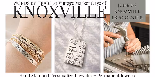 Words By Heart Jewelry @ Vintage Market Days of Knoxville