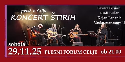 KONCERT ŠTIRIH