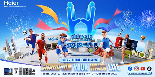 Haier 7th Global Fan Festival Pop Up