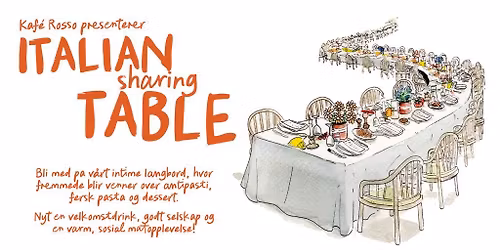 Italian Sharing Table fredag 29. mai