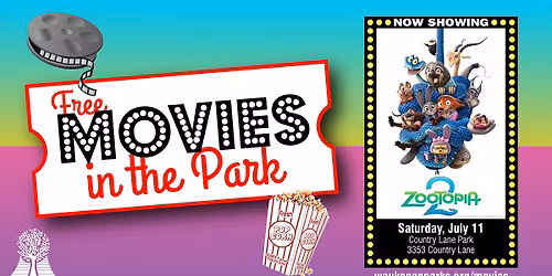 Movies in the Park: Zootopia 2 (PG)