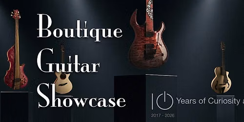 Boutique Guitar Showcase enTour 2026 | Dallas | The Guitar Sanctuary
