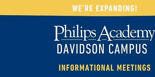 Davidson Campus Informational Meeting