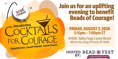 Beads of Courage Cocktails for Courage Philadelphia