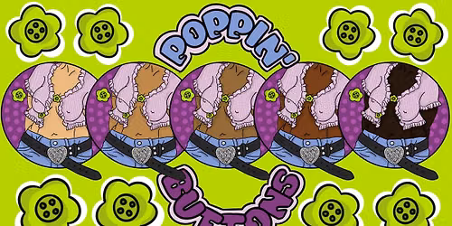 Poppin' Buttons - A TWO DAY Size-inclusive Second-hand Clothing Market