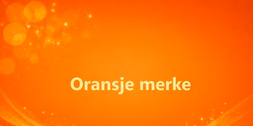 Oransje merke