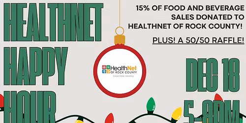 Happy Hour for HealthNet of Rock County!
