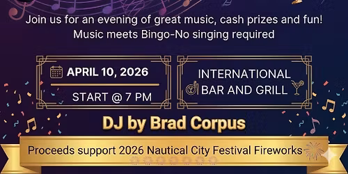  NCF Music Bingo Firework Fundraiser 
