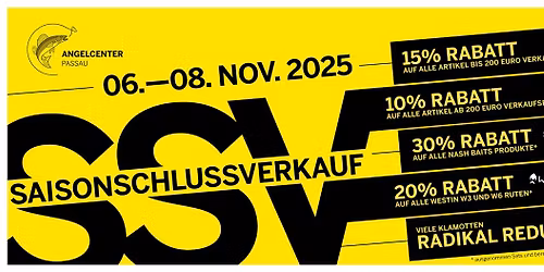 Saisonschlussverkauf | Angelcenter Passau