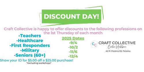 Discount Day at Craft Collective