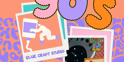 Make & Mingle 90's Retro Craft: Collage | Artober PWYW Craft Series