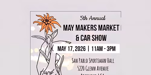 5th May Makers Market with Car Show 2026